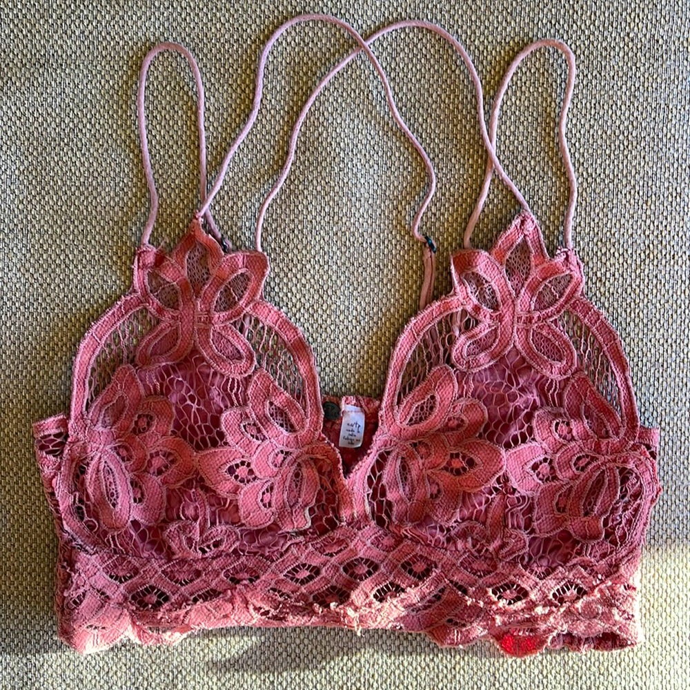 Free people one Adella lace bralette